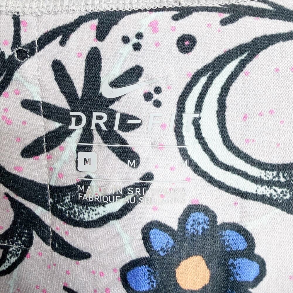 NIKE Dri-FIT Power Legend Tight Leggings High Waisted Floral Print Womens Size M - Picture 8 of 10